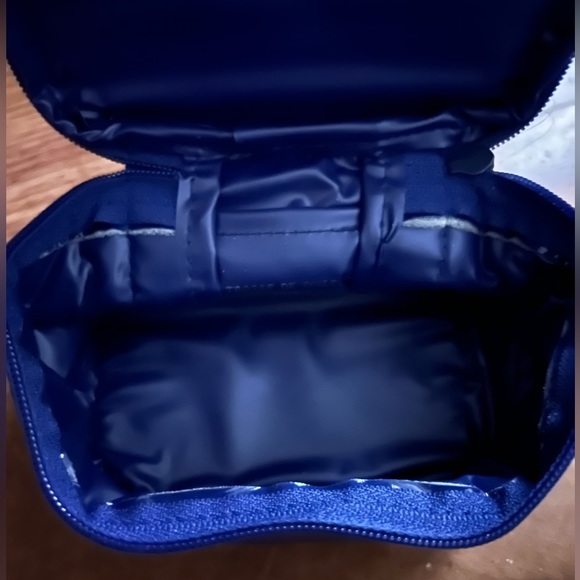 Christian Dior NIB VIP Blue Patent-like Cosmetic Vanity or Pouch - Picture 12 of 16